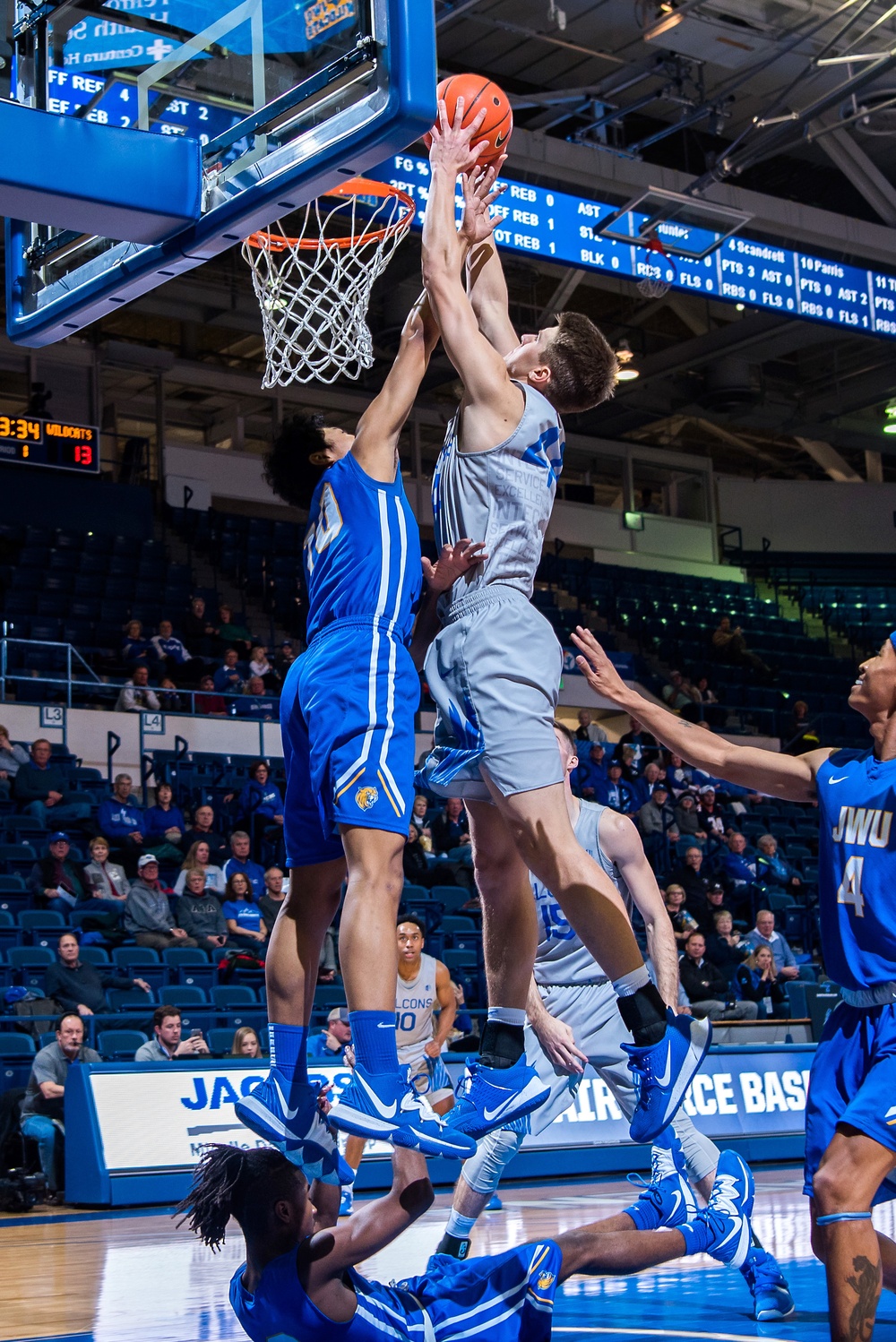 Air Force Mens Basketball vs Johnson &amp; Wales