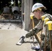 U.S. Navy Seabees deployed with NMCB-5’s Detail Palawan continue construction on Malatgao Elementary School