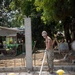 U.S. Navy Seabees deployed with NMCB-5’s Detail Palawan continue construction on Malatgao Elementary School