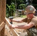 U.S. Navy Seabees deployed with NMCB-5’s Detail Palawan continue construction on Malatgao Elementary School