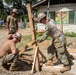 U.S. Navy Seabees deployed with NMCB-5’s Detail Palawan continue construction on Malatgao Elementary School