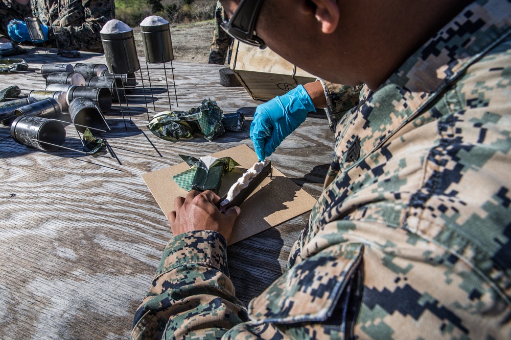 Pendleton EOD conducts explosive effects range