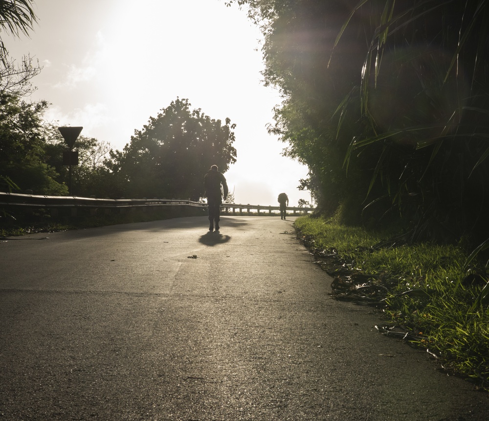 Andersen AFB Airmen Run Memorial Ruck March