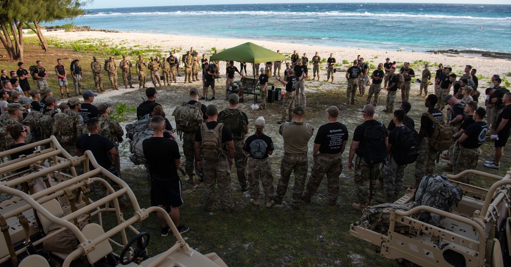 Andersen AFB Airmen Run Memorial Ruck March