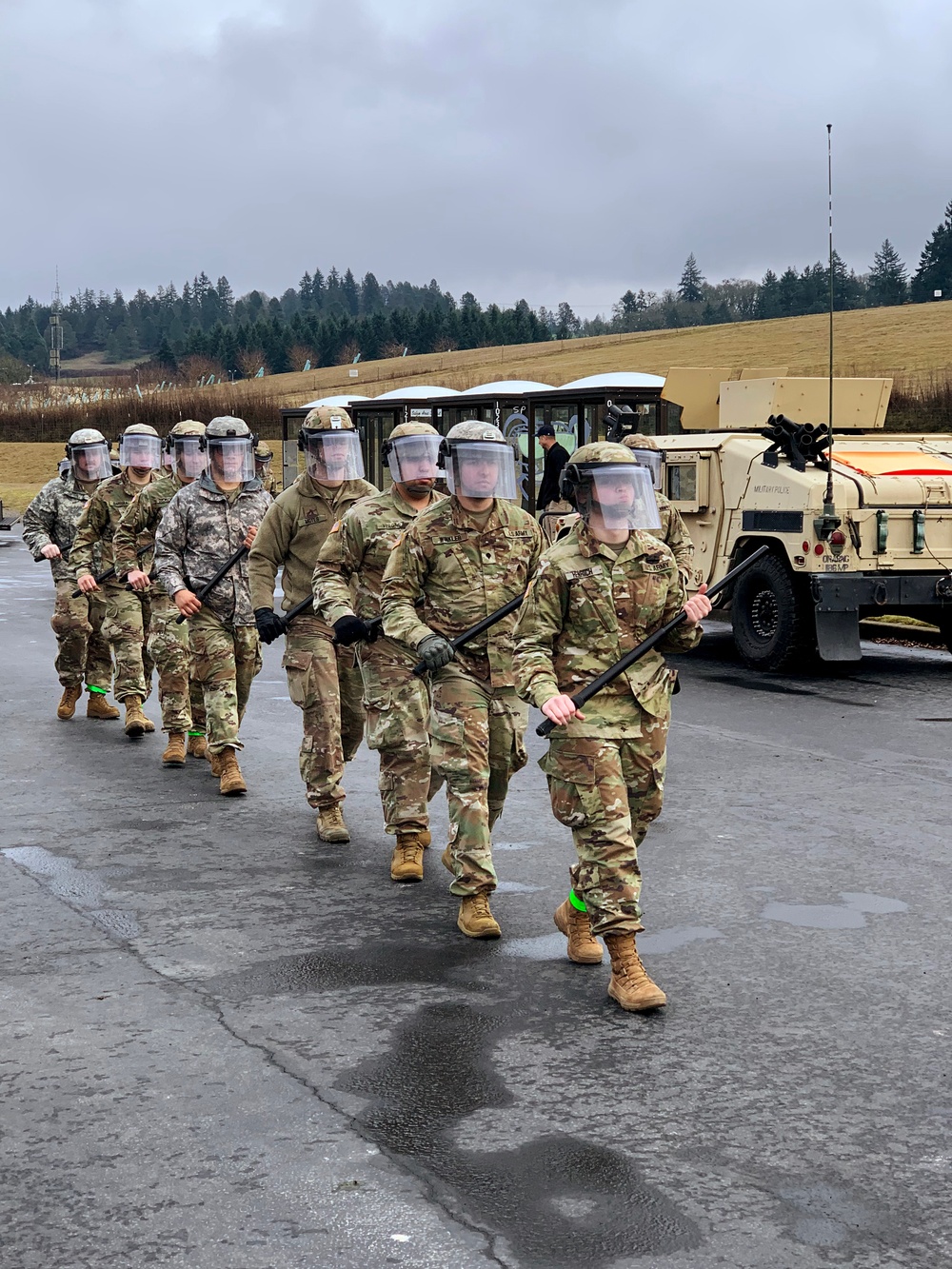 1186th Military Police Company conduct National GUard Reaction Force training