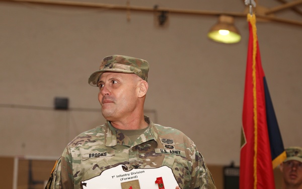 1 ID (FWD) change of command ceremony