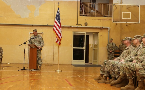 1 ID (FWD) change of command ceremony