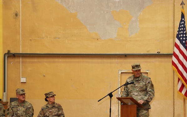 1 ID (FWD) change of command ceremony