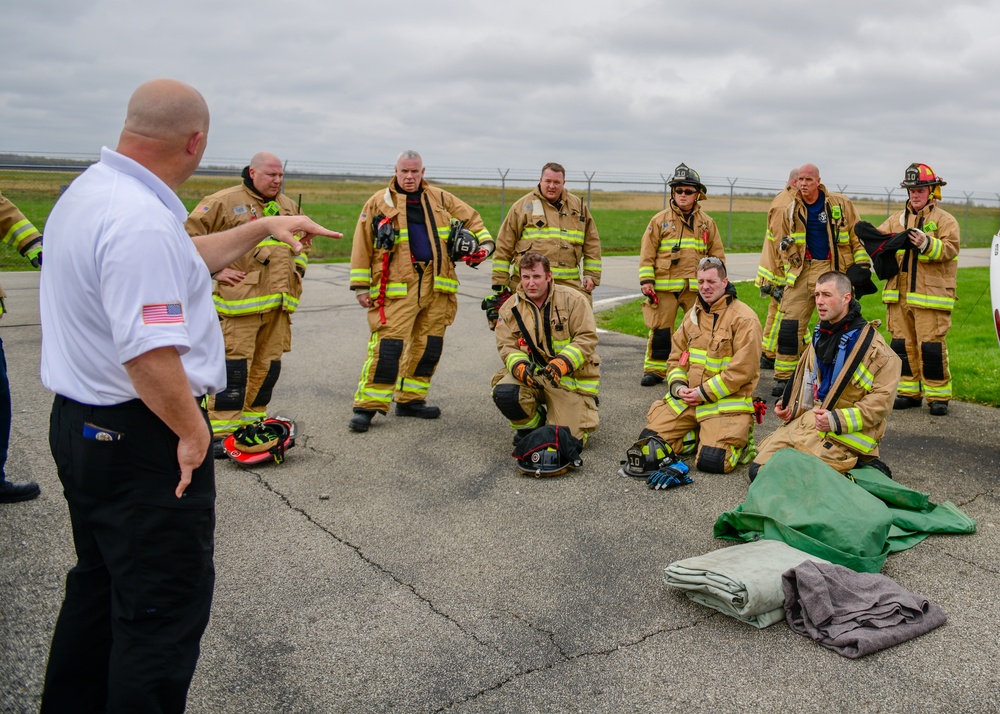 Firefighters train on vehicle crash response and victim extraction