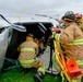 Firefighters train on vehicle crash response and victim extraction