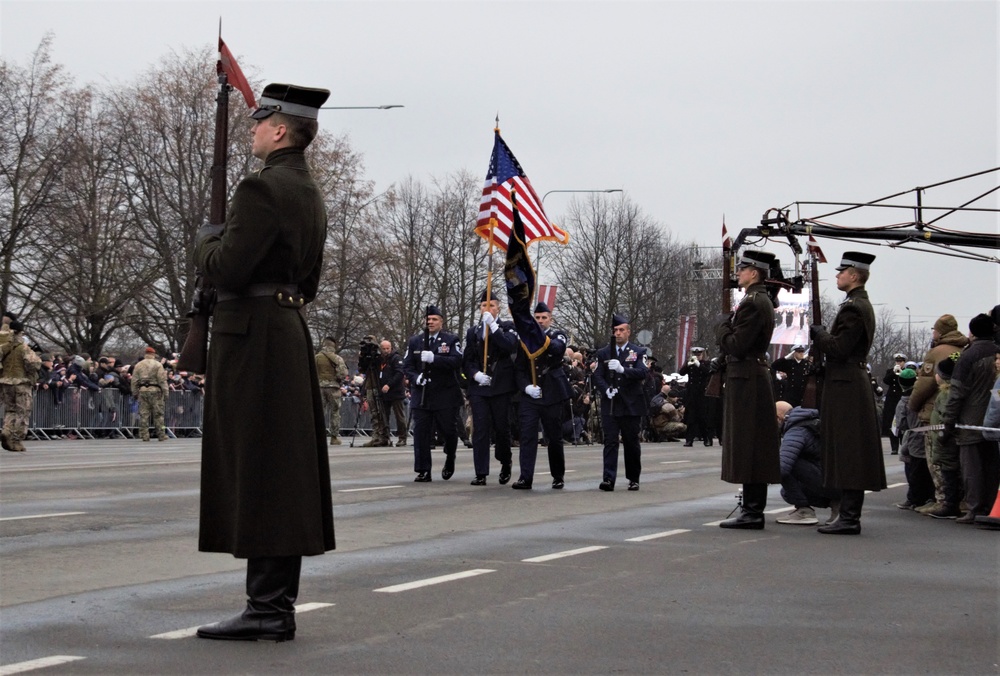 Michigan National Guard affirms partnership during Latvia's 101st Independence Day celebration