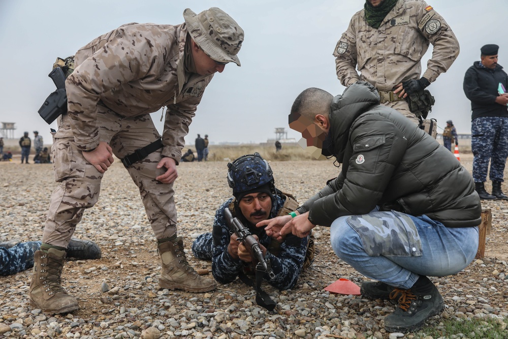 Spanish Army Battalion Training Team 3 tactical movements training