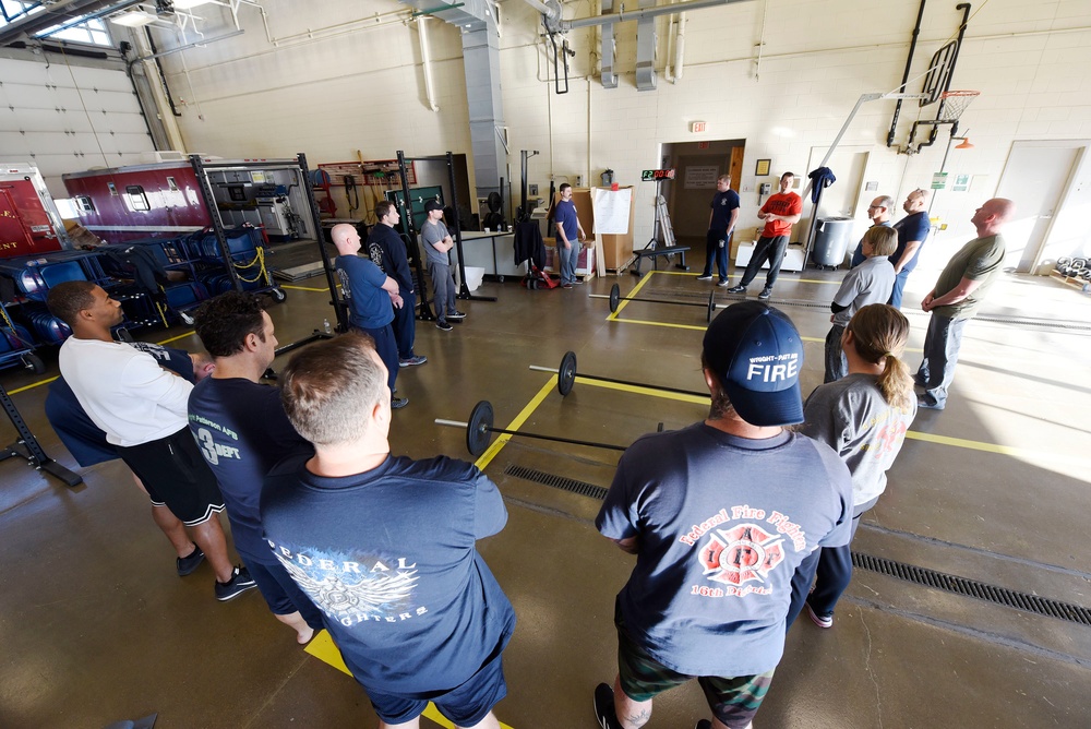 Wright-Patt firefighters learn peer fitness training