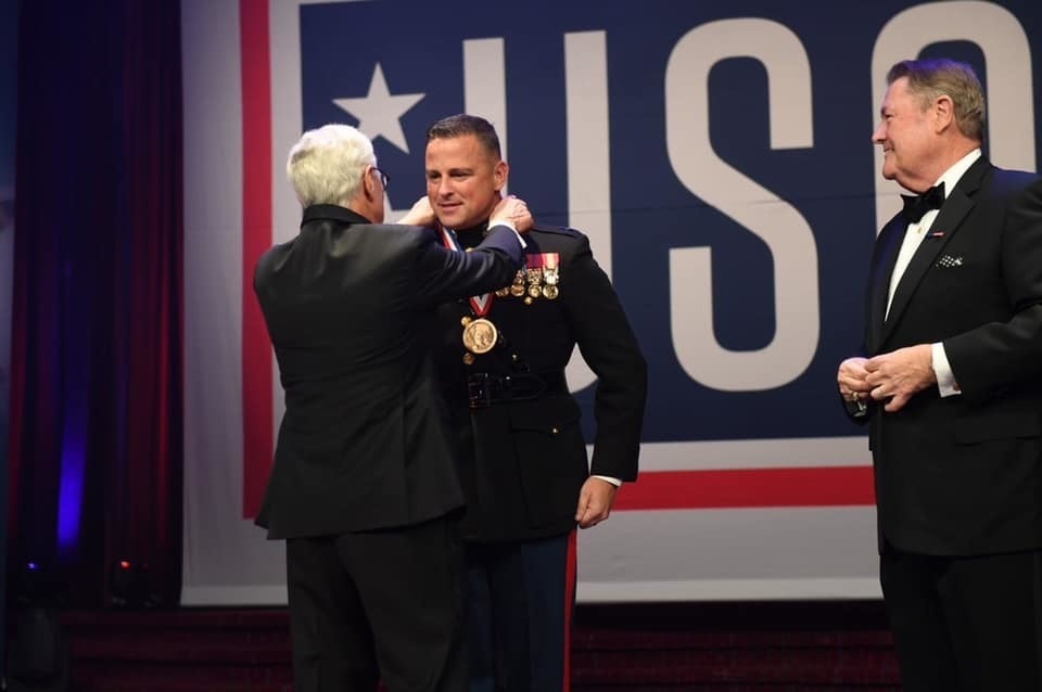 12MCD Marine Awarded George Van Cleave Military Leadership Award
