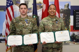 Soldiers earn awards for volunteer support and mission excellence