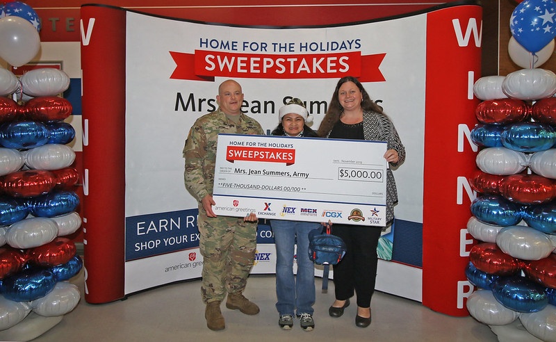 Home For The Holidays Sweepstakes Winner Fort Stewart