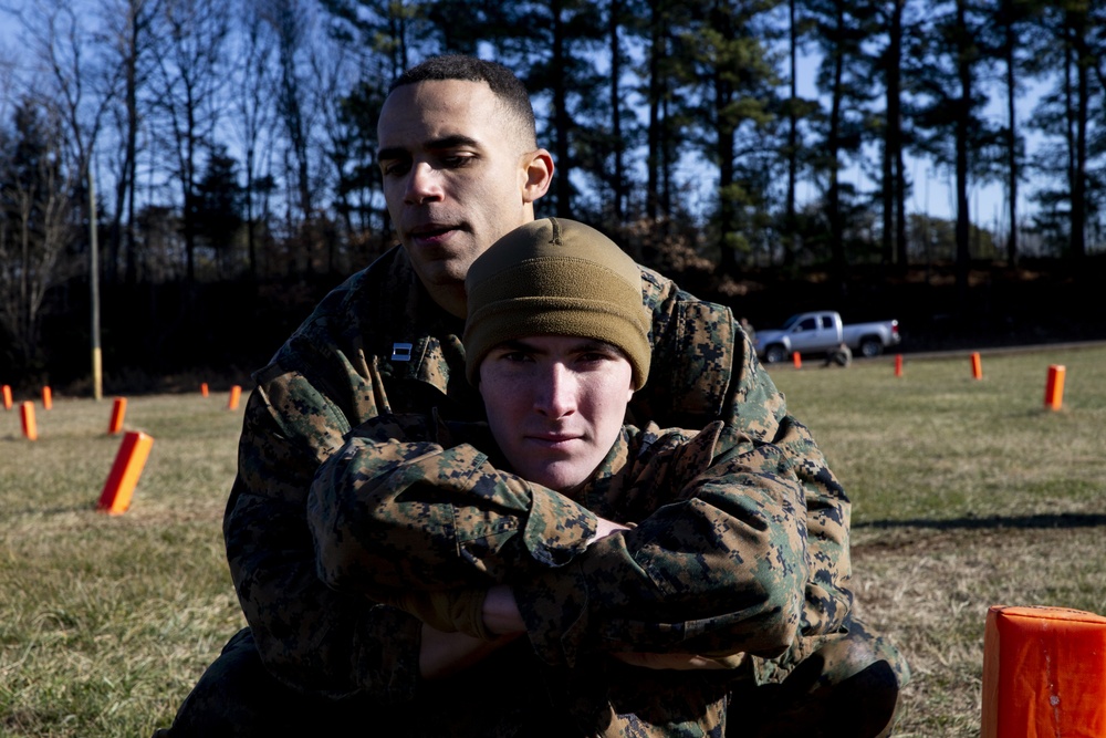 Marine Corps Information Operations Center Runs Combat Fitness Test