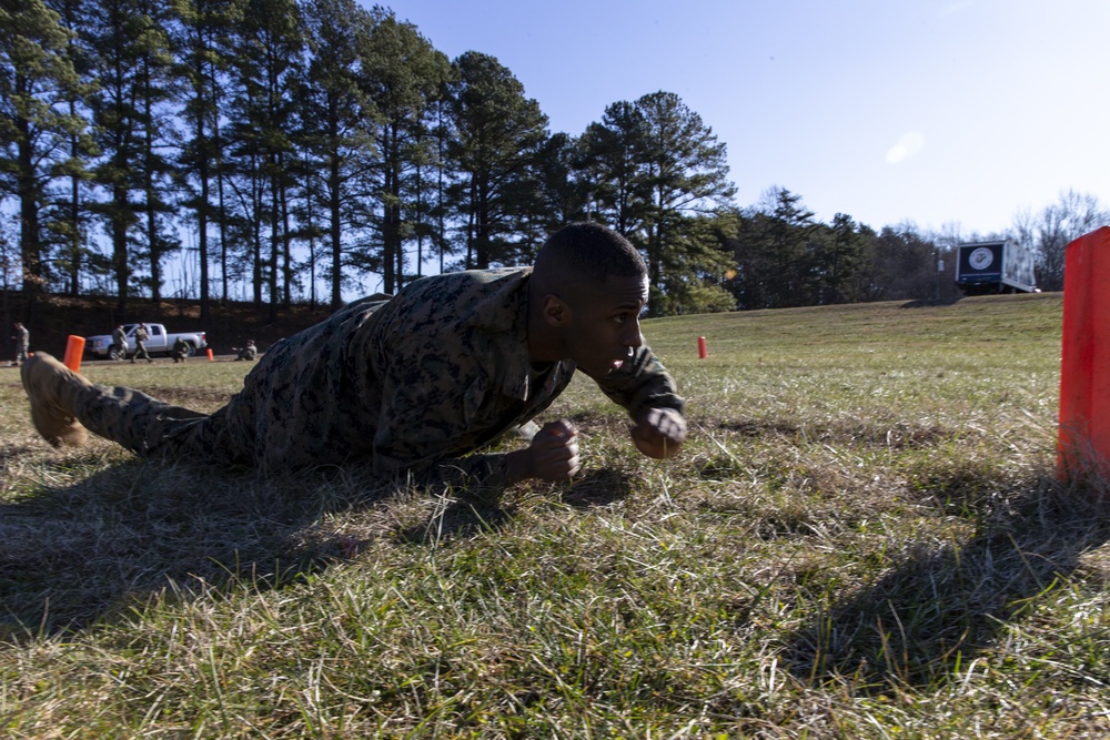 Marine Corps Information Operations Center Runs Combat Fitness Test