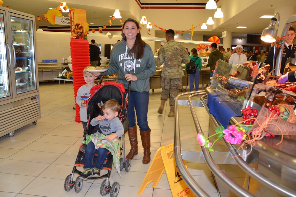 2019 Thanksgiving meal on Caserma Del Din