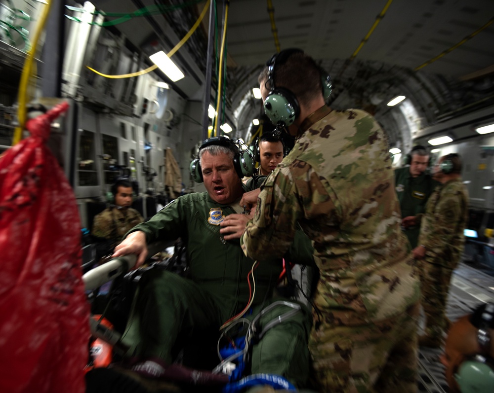 Aeromedical evacuation knows no bounds