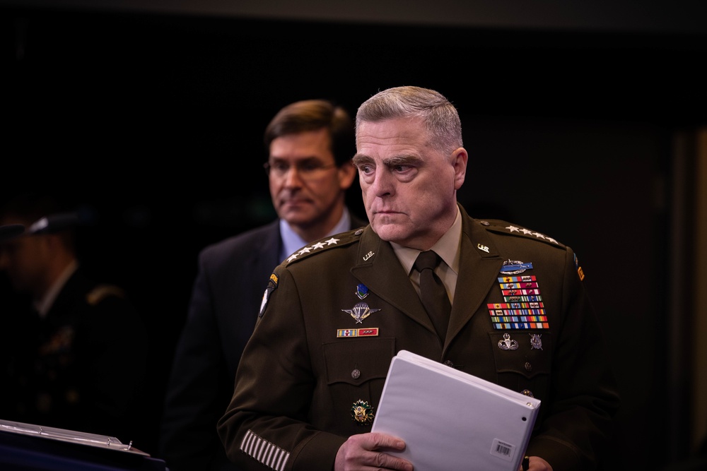 Defense Secretary and Chairman of the Joint Chiefs of Staff Press briefing