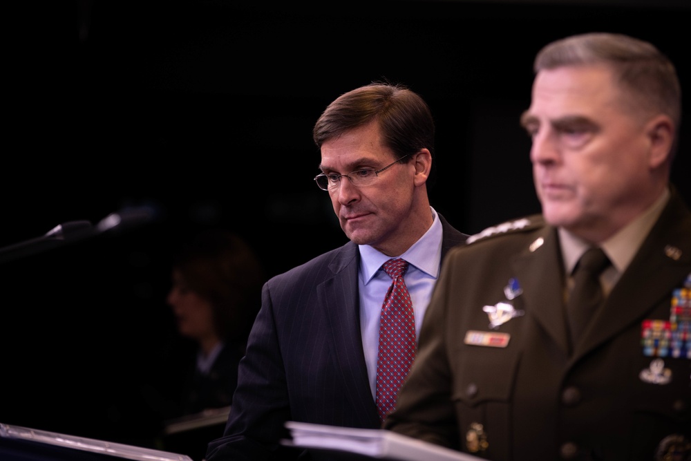 Defense Secretary and Chairman of the Joint Chiefs of Staff Press briefing
