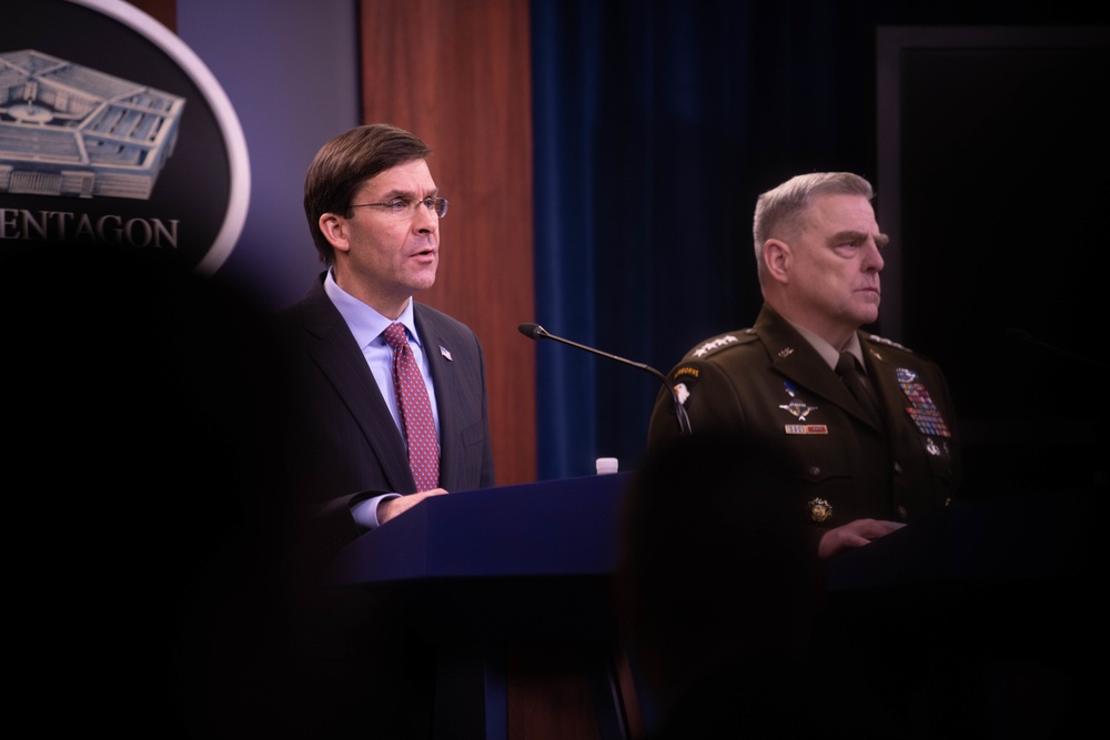 Defense Secretary and Chairman of the Joint Chiefs of Staff Press briefing