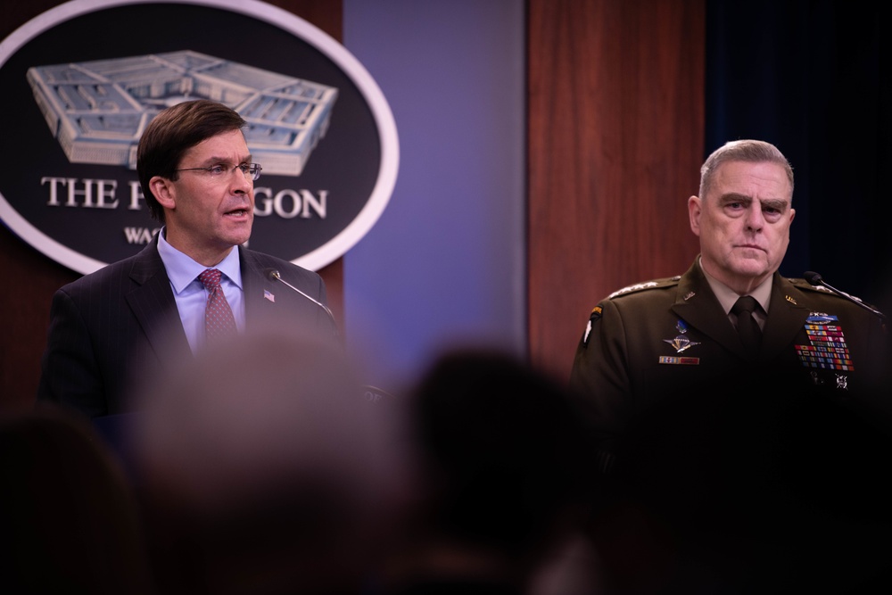 Defense Secretary and Chairman of the Joint Chiefs of Staff Press briefing