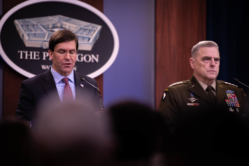 Defense Secretary and Chairman of the Joint Chiefs of Staff Press briefing