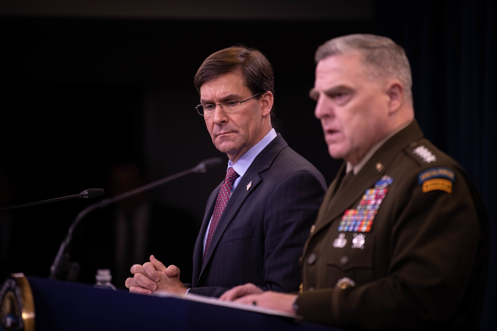 Defense Secretary and Chairman of the Joint Chiefs of Staff Press briefing
