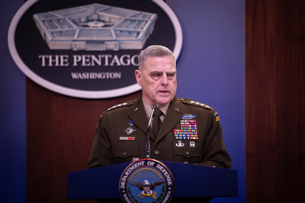 Defense Secretary and Chairman of the Joint Chiefs of Staff Press briefing