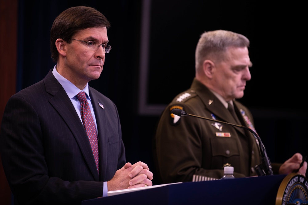 Defense Secretary and Chairman of the Joint Chiefs of Staff Press briefing