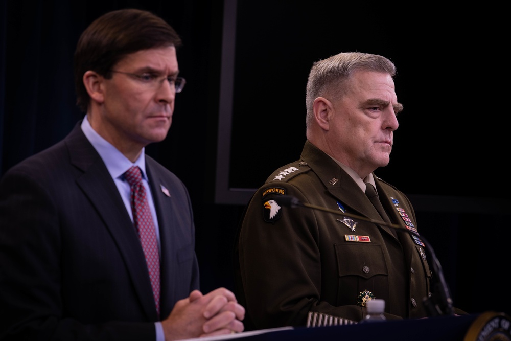 Defense Secretary and Chairman of the Joint Chiefs of Staff Press briefing