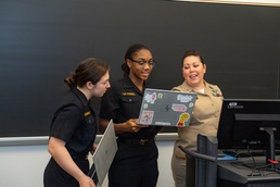 10th Fleet Sailors teaching at USNA