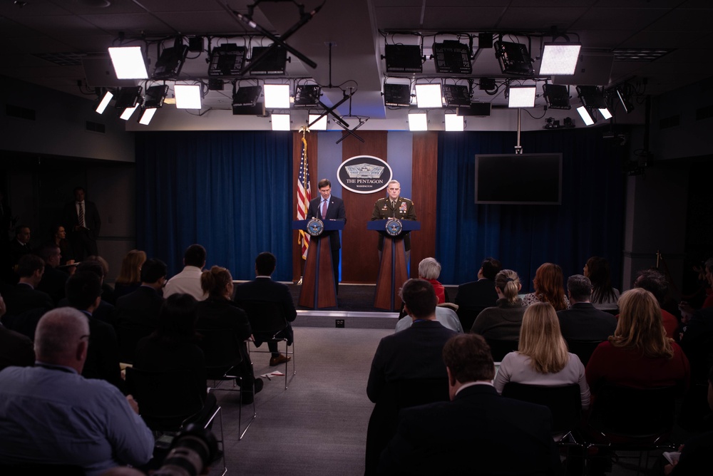 Defense Secretary and Chairman of the Joint Chiefs of Staff Press briefing