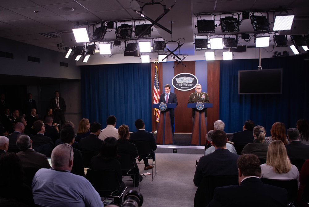Defense Secretary and Chairman of the Joint Chiefs of Staff Press briefing