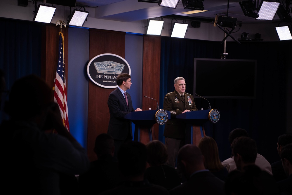 Defense Secretary and Chairman of the Joint Chiefs of Staff Press briefing