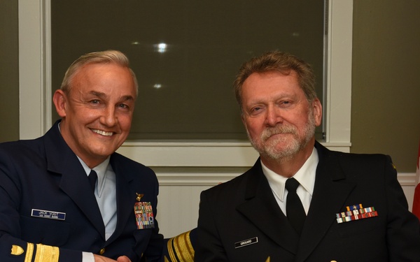Coast Guard hosts anniversary ceremony for joint cooperative with Canada