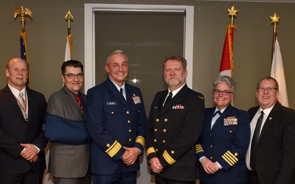 Coast Guard hosts anniversary ceremony for joint cooperative with Canada