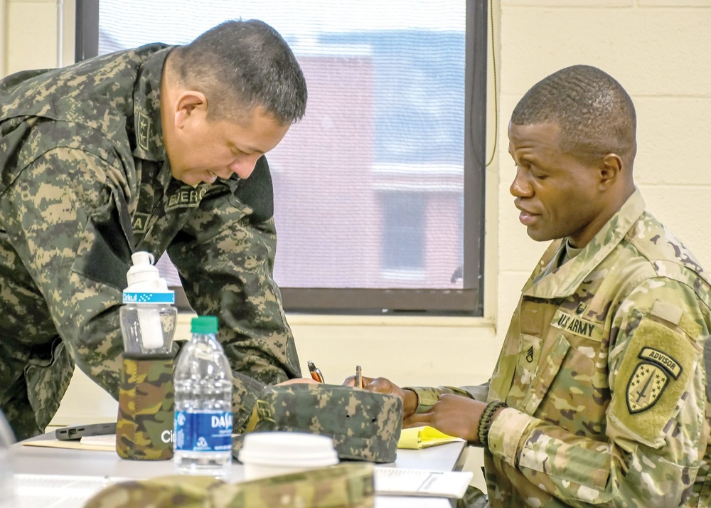 Instructors provide MDMP guidance — 4th SFAB conducts training exercise with WHINSEC