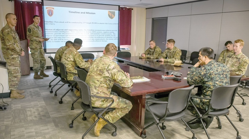 Instructors provide MDMP guidance — 4th SFAB conducts training exercise with WHINSEC