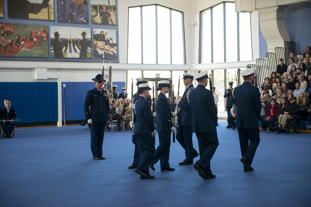 Graduates from recruit company Delta 198 graduated basic training at Training Center Cape May, on Dec. 20, 2019.