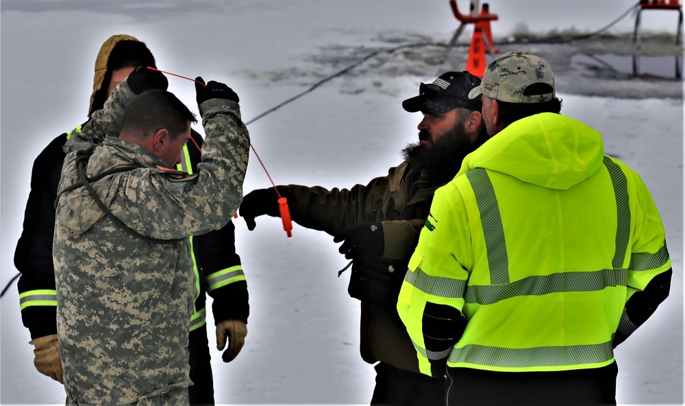 CWOC students practice new cold-water immersion training scenario at Fort McCoy CWOC students practice new cold-water immersion training scenario at Fort McCoy
