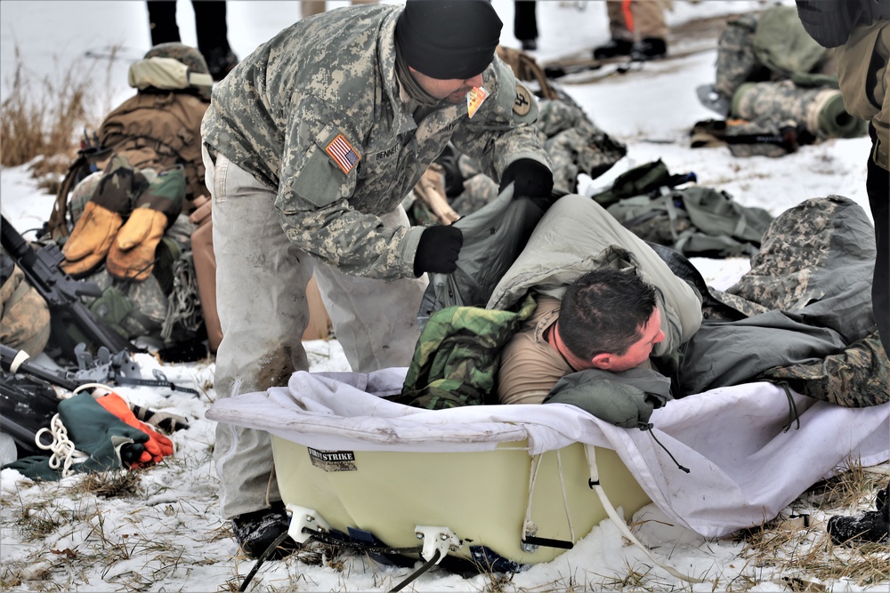 CWOC students practice new cold-water immersion training scenario at Fort McCoy CWOC students practice new cold-water immersion training scenario at Fort McCoy