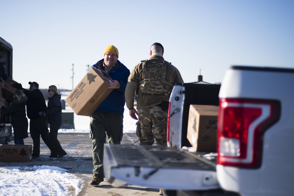 110th Receives Boy Scouts of America Popcorn Donation