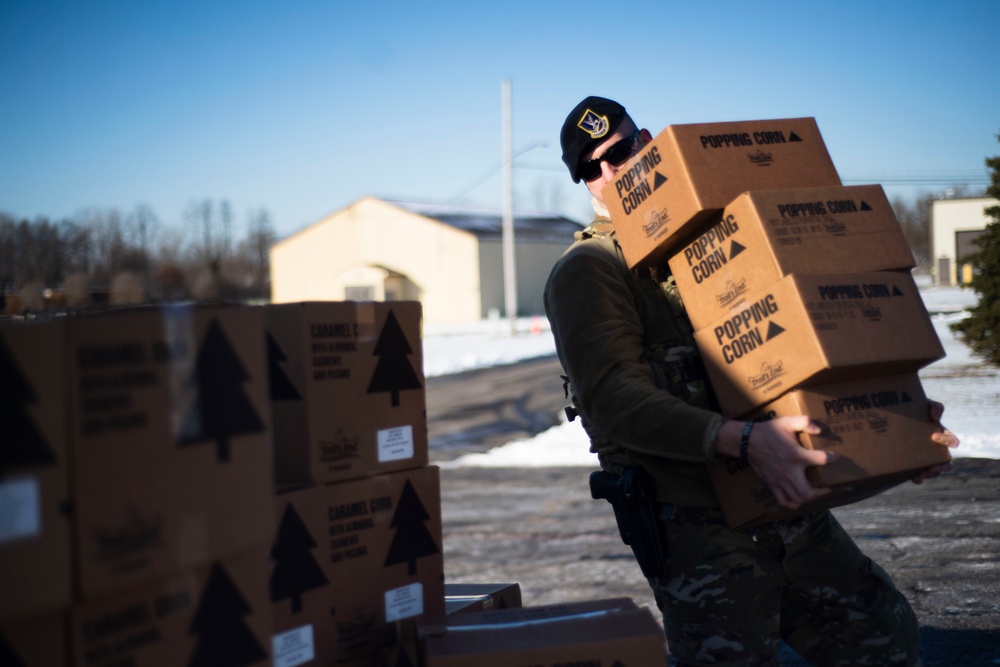 110th Receives Boy Scouts of America Popcorn Donation