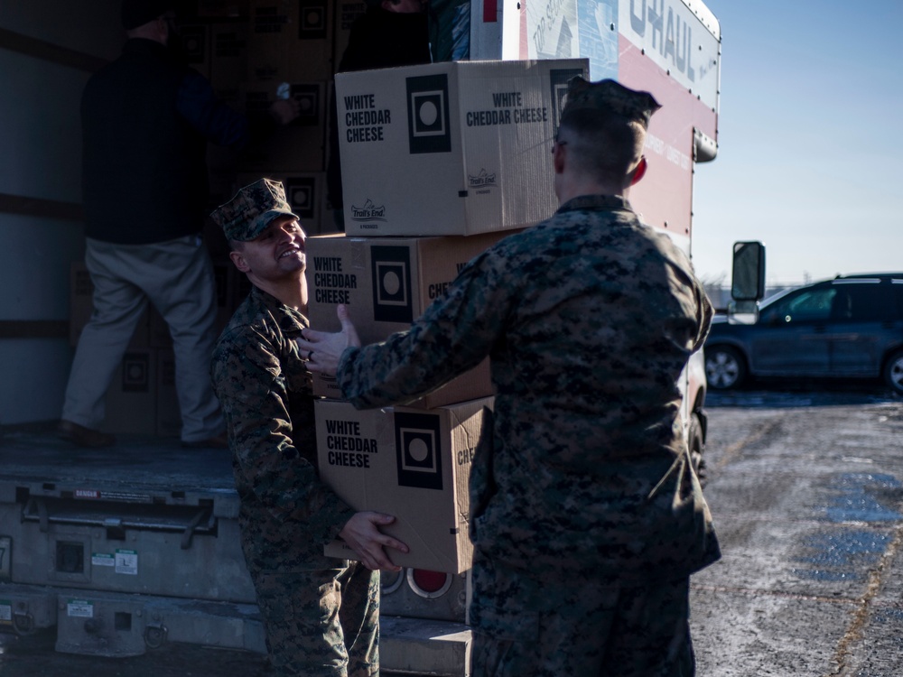 110th Receives Boy Scouts of America Popcorn Donation