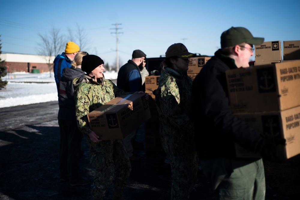 110th Receives Boy Scouts of America Popcorn Donation