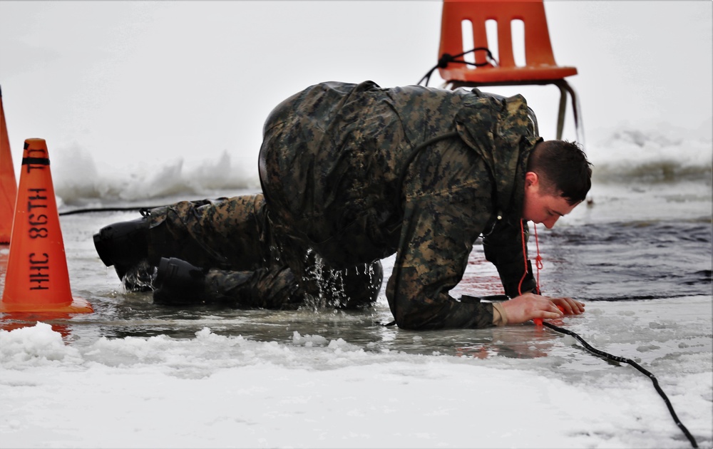 CWOC students practice new cold-water immersion training scenario at Fort McCoy