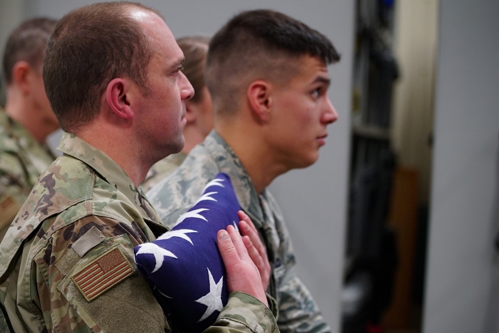 Military working dog honored in memorial service